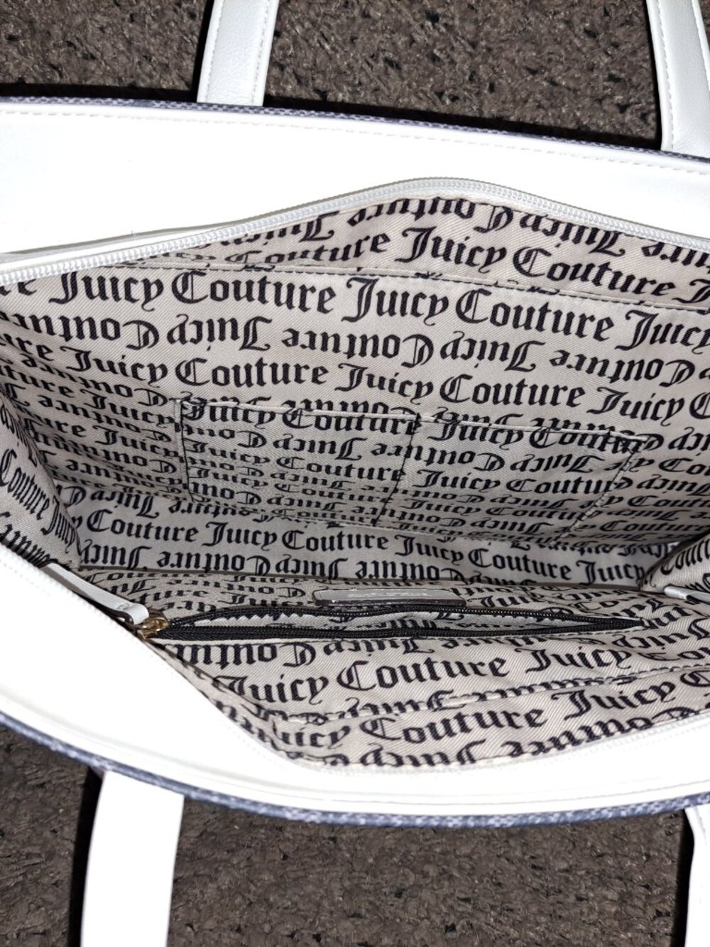 JUICY COUTURE-Fashionista Tote-Status Denim-Large-Near Mint - Picture 7 of 8